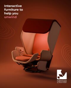 CalmCave - Interactive furniture to help you unwind